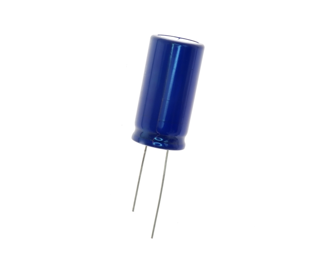 Blue Electronic Capacitor
